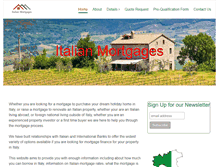 Tablet Screenshot of italian-mortgages.com